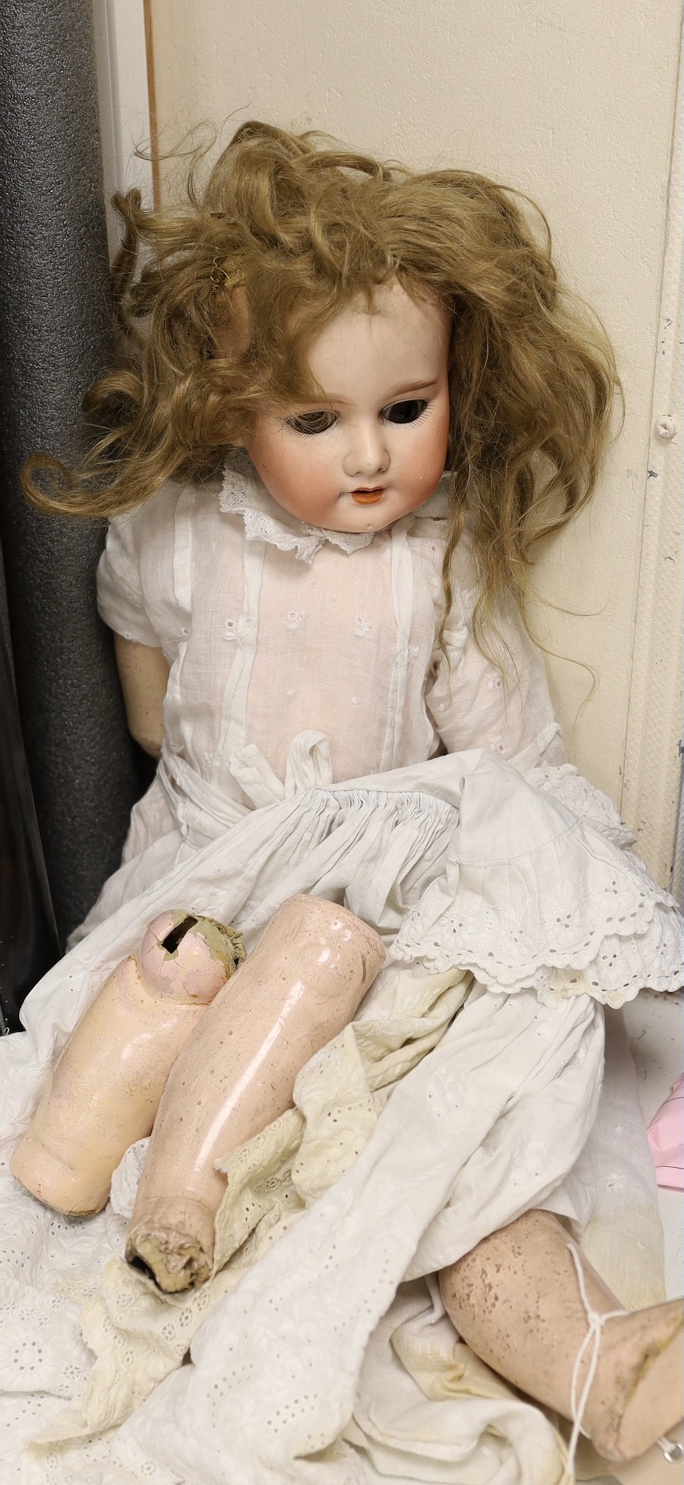 An Armand Marseille bisque doll, mould 1894